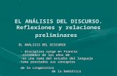 2. análisis del discurso reflexiones y relaciones preliminares