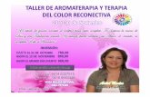 Taller de aromaterapia y terapia del color reconectiva