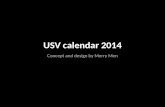 Usv calendar 2014