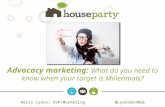 Advocacy marketing: What do you need to know when your target is Millennials?