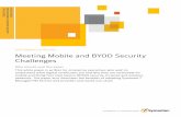 Meeting Mobile and BYOD Security Challenges