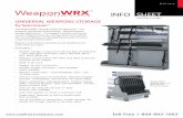 WeaponWRX Universal Weapons Storage Info Sheet