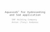 Aquasorb for hydroseeding applications gdot