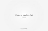 color of modern art
