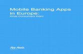 Mobile Banking Apps in Europe: What Consumers Want