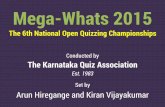 Mega-Whats 2015 Face-off - Finals