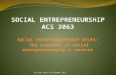 Social entrepreneurship topic 5