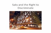 Saks and the Right to Discriminate by Ronn Torossian