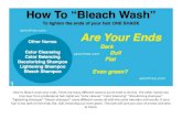 Bleach wash