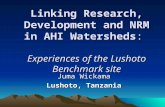 Linking research in nrm