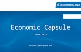 Economic Capsule - June 2015