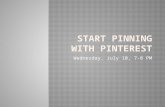 Start Pinning with Pinterest