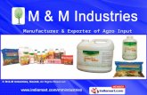 Agro Chemicals by M & M Industries Nashik