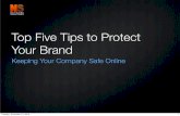 Top Five Security Tips for Brands