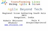 Transforming Lives using Agile