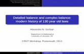 Detailed balance and complex balance: modern history of 130 year old laws
