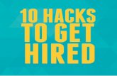10 Hacks to Get Hired