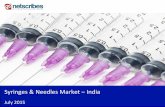 Market Research Report : Syringes & needles market in india 2015 - Sample