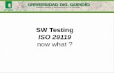 ISO 29119 and Software Testing - now what??