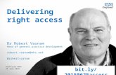 Right access - and some myth busting about general practice
