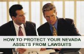 How to protect your nevada assets from lawsuits