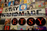 What Etsy Means to Your Itsy-Bitsy Business