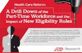 Health Care Reform | New Eligibility Rules for the Part-Time Workforce | ADP Research Institute