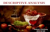 Descriptive analysis for sensory evaluation