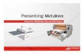 Metalnox Heat Presses for EPSON Dye Sublimation and DTG Printers