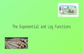 The Exponential and natural log functions