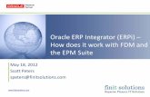 Finit solutions webinar er pi - how does it work with fdm and the epm suite-may2012