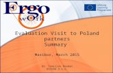 Evaluation visit to Polish partners