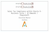 Sales Tax Compliance within Oracle E-Business Suite / JD Edwards / PeopleSoft