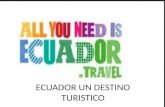 Ecuador un destino turistico