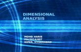 Dimensional analysis, brown gibson model