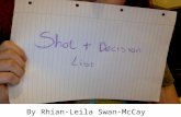 Shot and Decision List