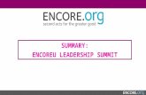2015 EncoreU HigherEd Summit