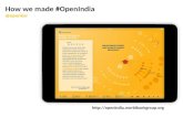 How we made Open India