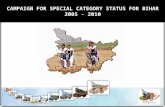 Campaign for special status for bihar 2005   2010