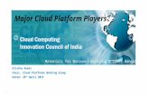 Major Cloud Platforms Players - Year 2015