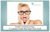 Dentist Northmead Tips:  7 Common Foods That Stain Your Teeth