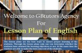 Lesson Plan of English by Private English Tutor