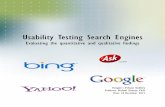 Usability Testing Search Engines