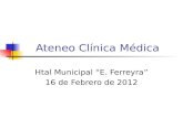 Ateneo clínica médica hematuria lumbalgia