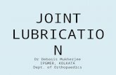 Joint lubrication by dr debasis mukherjee