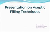 Presentation on aseptic filling