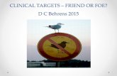 Dr Dewald Behrens - Modbury Hospital - The Target Culture: Friend or Foe?