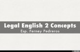 Legal English 2 Concepts
