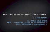 Non union of odontoid fractures