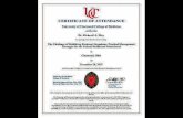 Dr. Richard May - University of Cincinnati College of Medicine CME Certificates
